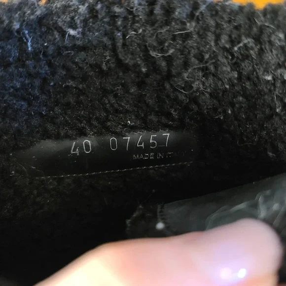 Miu Miu Combat Leather Winter Boots - Picture 13 of 13